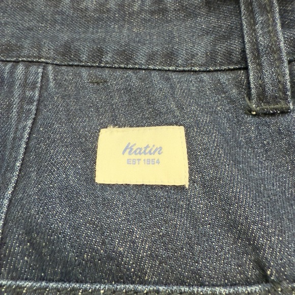Katin Men's Isaac Straight Leg Denim Pants  Size 36 X 32 Indigo Wash Relaxed EUC - Picture 2 of 8